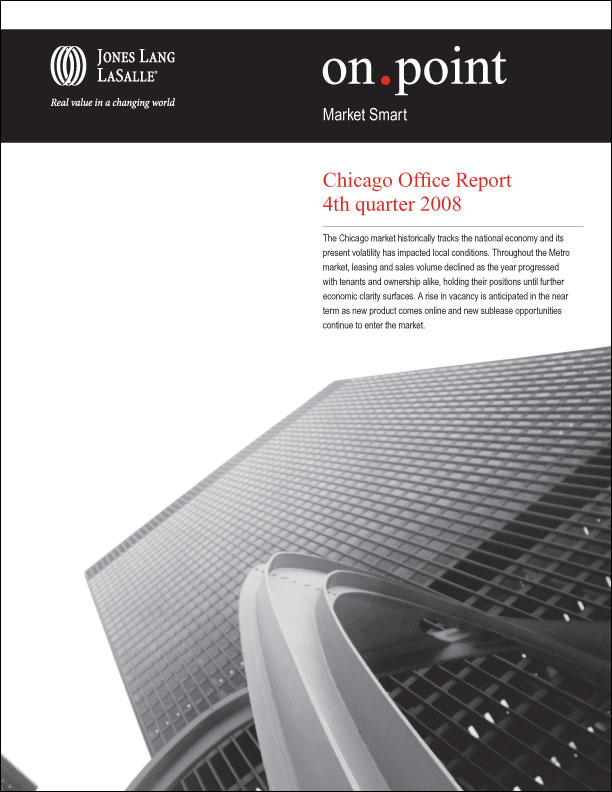 Sample: Chicago quarterly Market Report cover