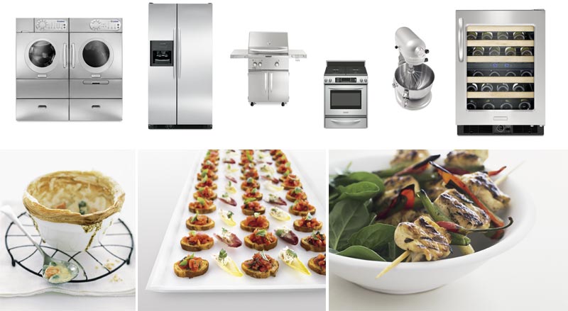 Sample: Retouched and color corrected KitchenAid product images